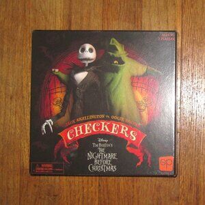 Tim Burton's "The Nightmare Before Christmas" Checkers Game Set
